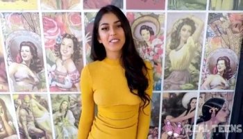 Demure darling gives chap an rod riding